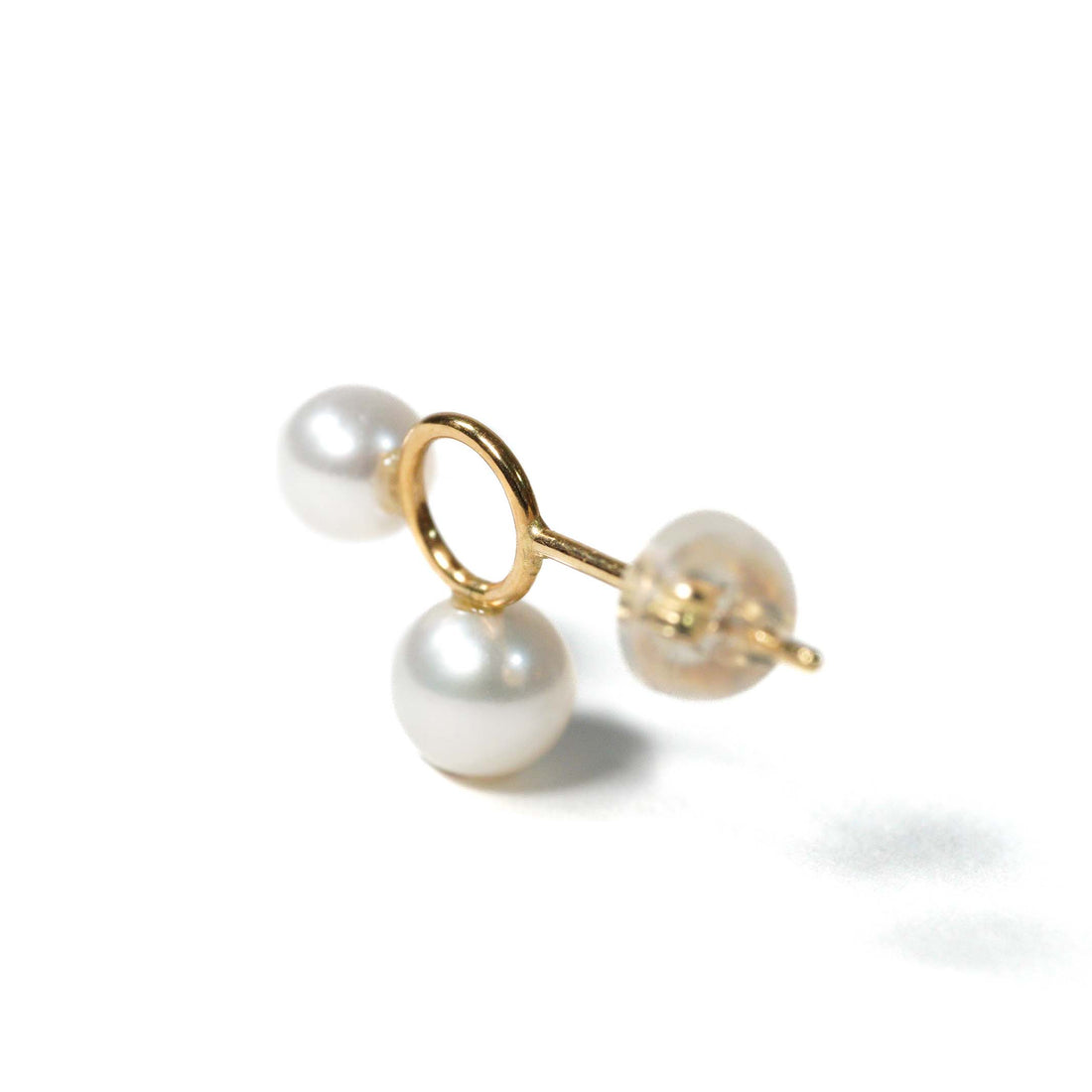 bubble Pierced Earring S - 2 pearls