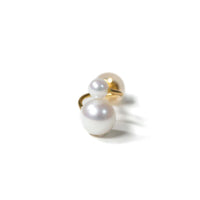 bubble Pierced Earring - 2 pearls