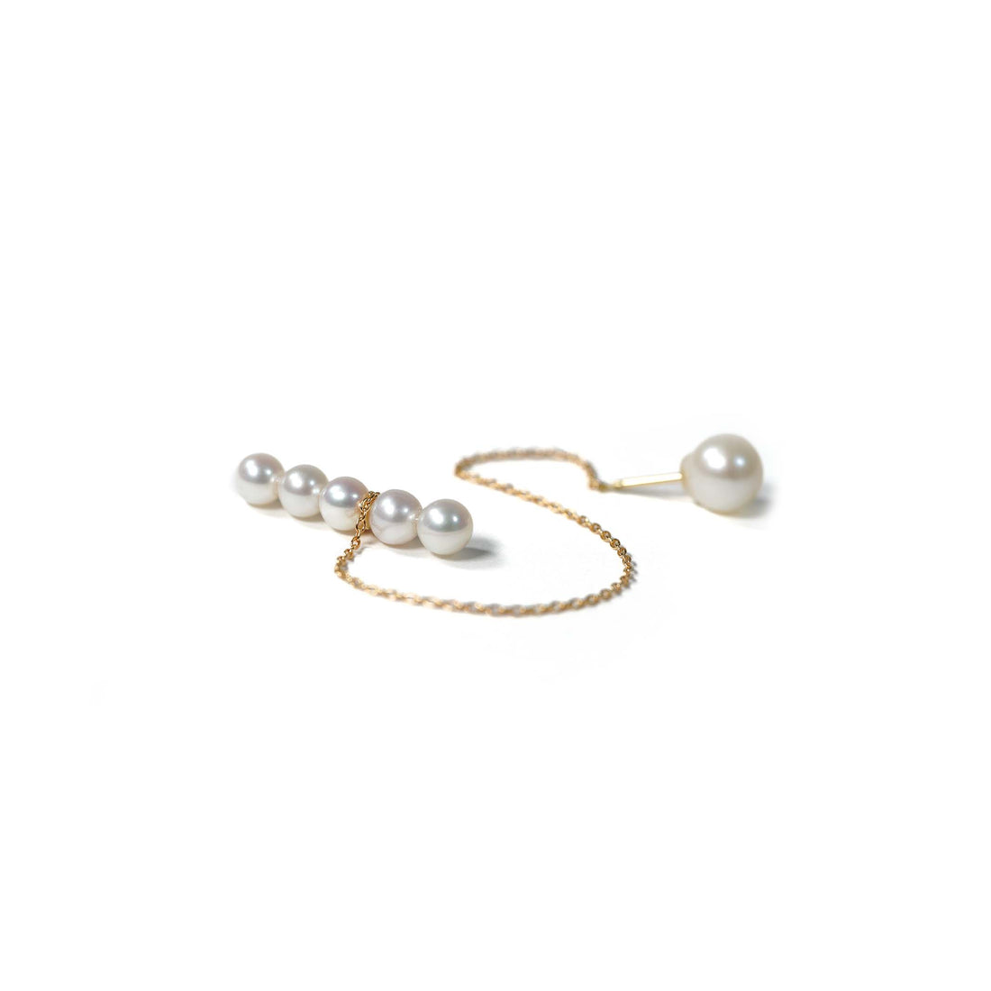 dot Chain Pierced Earring / Long