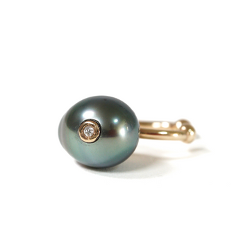 South Sea Pearl dia in  Ear Cuff / GR