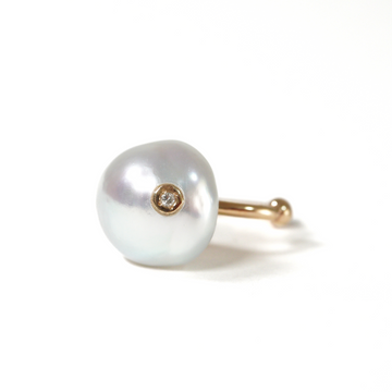 South Sea Pearl dia in Ear Cuff / GY