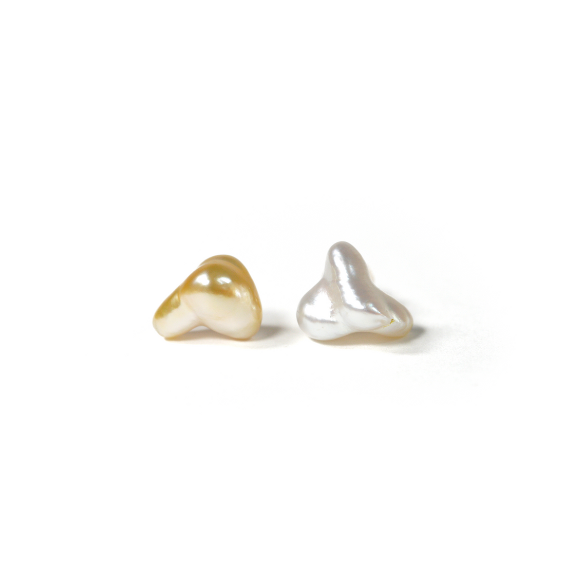 Simple South Sea Pearl Pierced Earring / M / pair