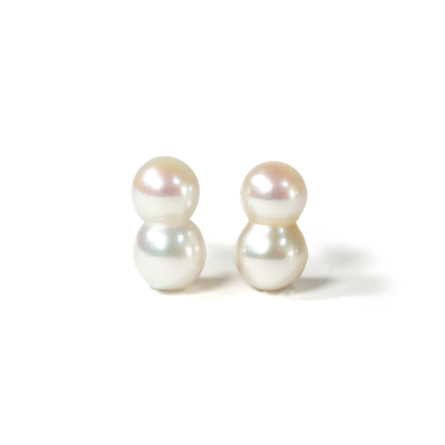 Simple AKOYA Pearl Pierced Earring / M / pair