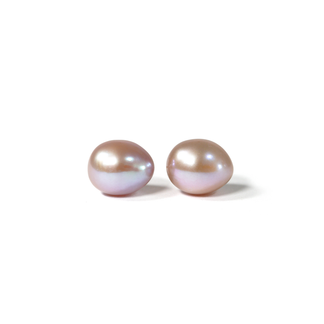 Simple Water Pearl Pierced Earring / M / pair